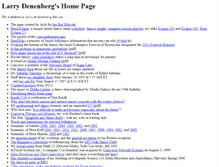 Tablet Screenshot of larry.denenberg.com